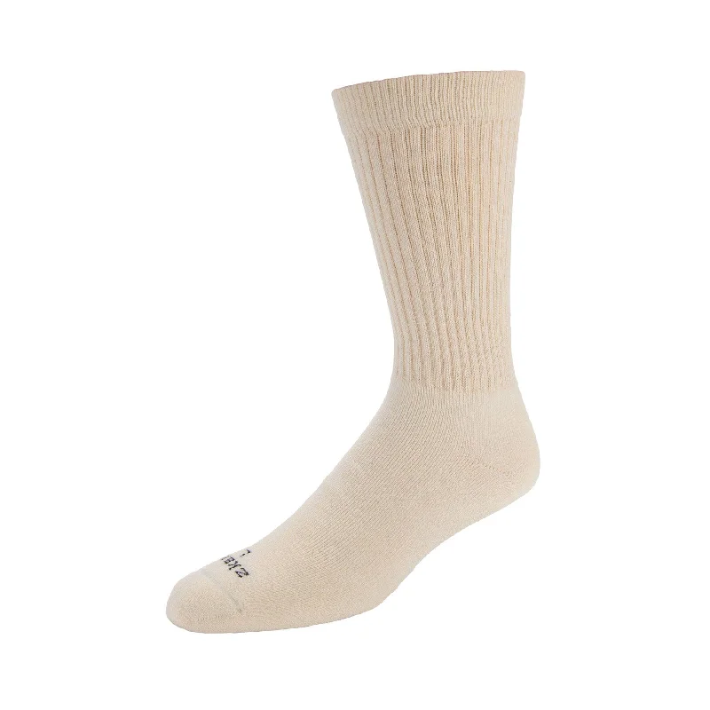 Fantastic Savings Aspire - Cushioned Organic Cotton Crew Socks - Natural