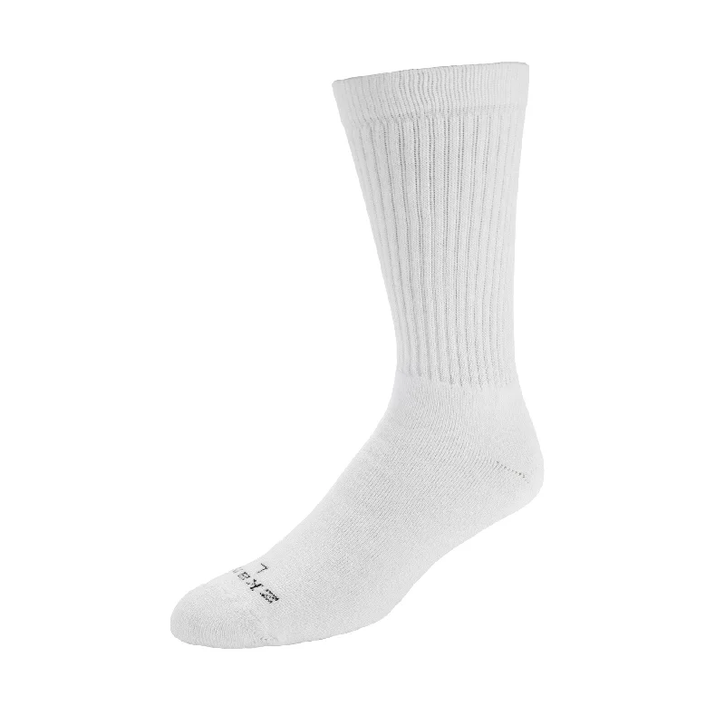 Great Bargain Aspire - Cushioned Organic Cotton Crew Socks - White