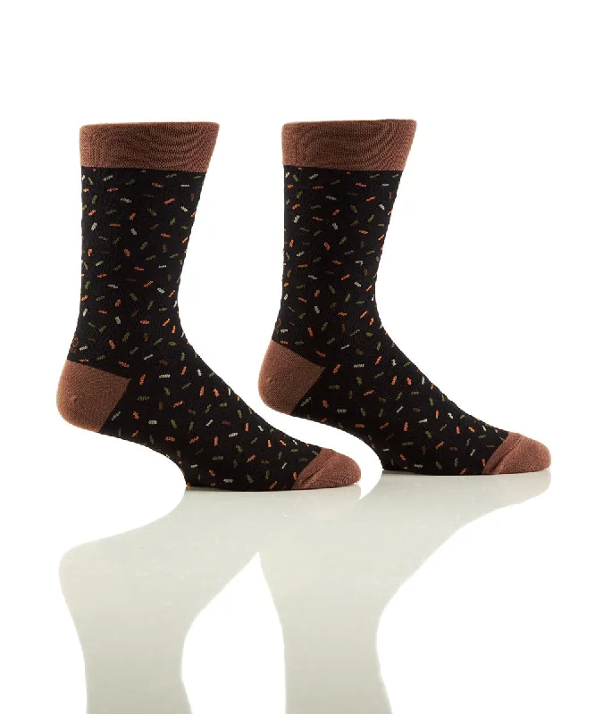 Weekend Deal "Confetti" Crew Socks by YO Sox - Large