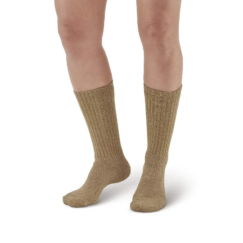 Flash Sale AW Style 190 E-Z Walker Plus Diabetic Crew Socks for Sensitive Feet - 8-15 mmHg (Sale)