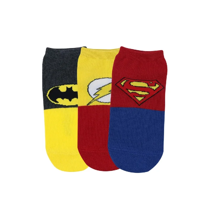 Weekend Offers That Delight Justice League Men's Cotton Low Cut Socks - Superman, Batman, Flash - (Pack of 3 Pairs/1U) Weekend Offers That Delight Justice League Men's Cotton Low Cut Socks - Superman, Batman, Flash - (Pack of 3 Pairs/1U)