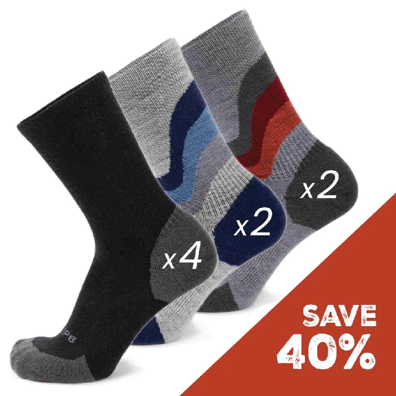Weekend Deals to Make You Smile Crew "I Want Them All" Sock Pack (8 pairs)