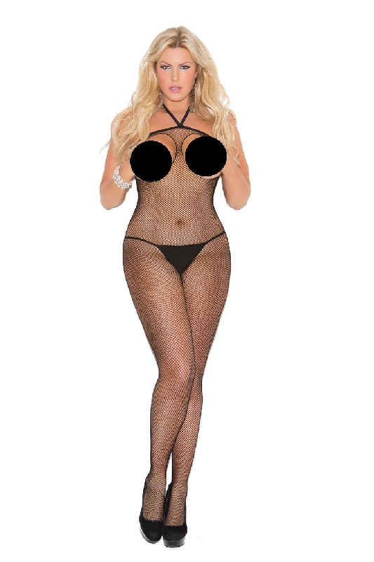 Overstock Sale Queen Cupless Fishnet Bodystocking