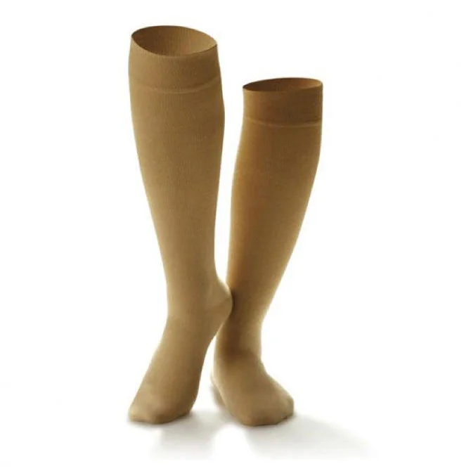 Shop Now Dr. Comfort Women's Cotton Casual Knee High Trouser Socks - 20-30 mmHg