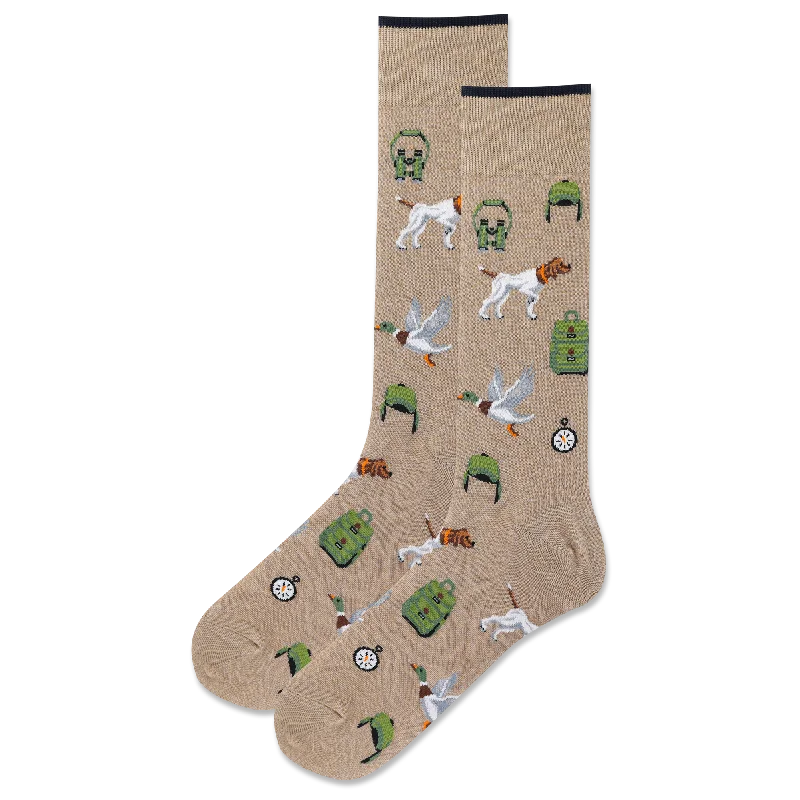 Stock Up "Duck Hunting" Crew Socks by Hot Sox - Large