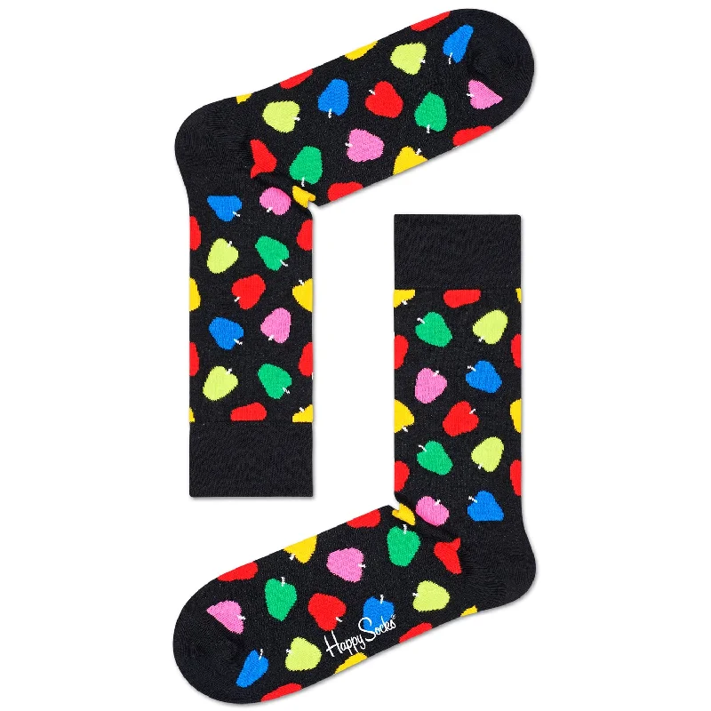 Bonus Offer Happy Socks Men's Crew Socks - Apple