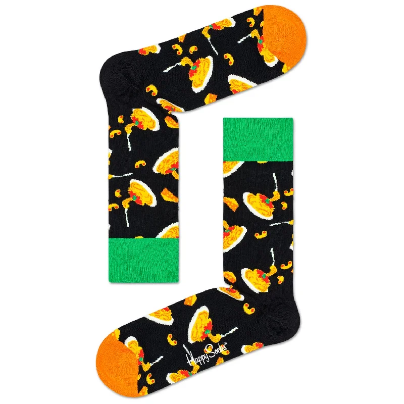 Weekend Savings Spectacular Happy Socks Men's Crew Socks - Mac & Cheese