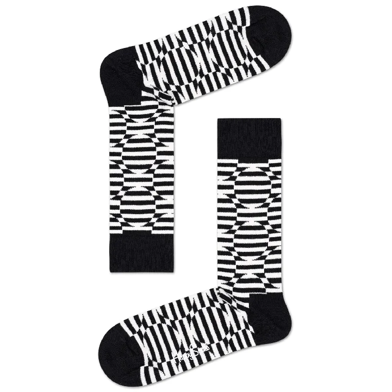 Amazing Value Happy Socks Men's Crew Socks - Optic Dot