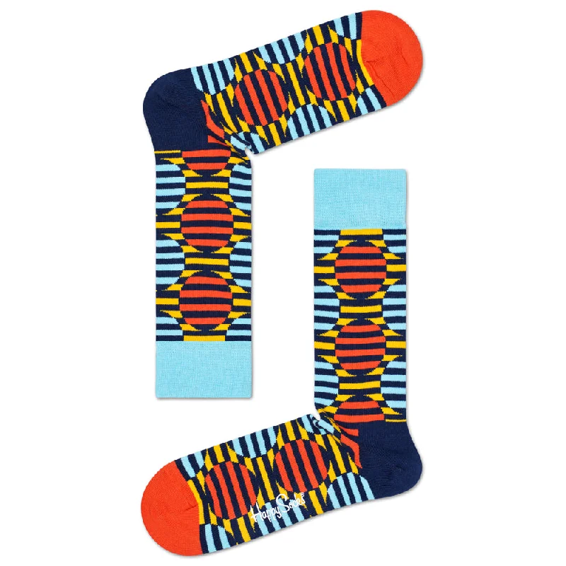 Half Price Happy Socks Men's Crew Socks - Optic Dot