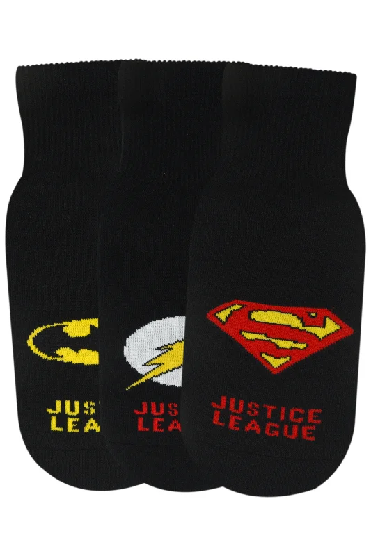 Weekend Bargains to Grab Justice League By Balenzia Ankle Socks For Men (Pack Of 3 Pairs/1U) Weekend Bargains to Grab Justice League By Balenzia Ankle Socks For Men (Pack Of 3 Pairs/1U)