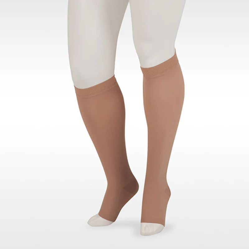 Weekend Deals That Spark Juzo 3511 Dynamic (Varin) Soft Open Toe Knee Highs w/Silicone 3.5cm Band - 20-30 mmHg