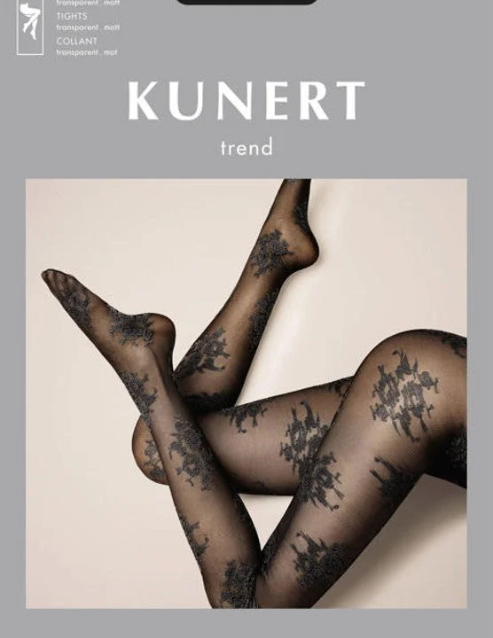 Closeout Deal Kunert Ornamental Ice Flower Tights 374610