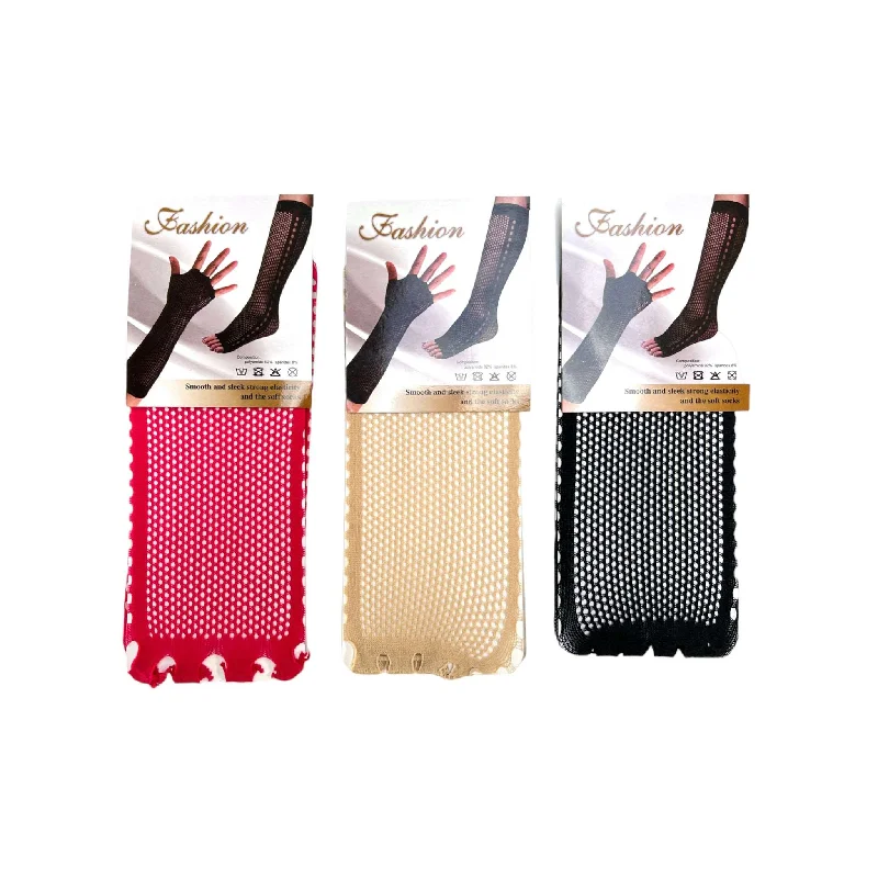 Great Deal Arm/Foot Dual Fishnet Stocking Arm Warmer