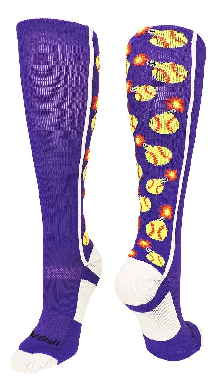 Purple/White