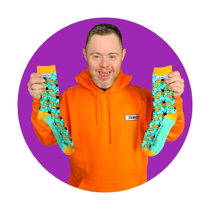 Pay Less Manchester Bee 2 Socks