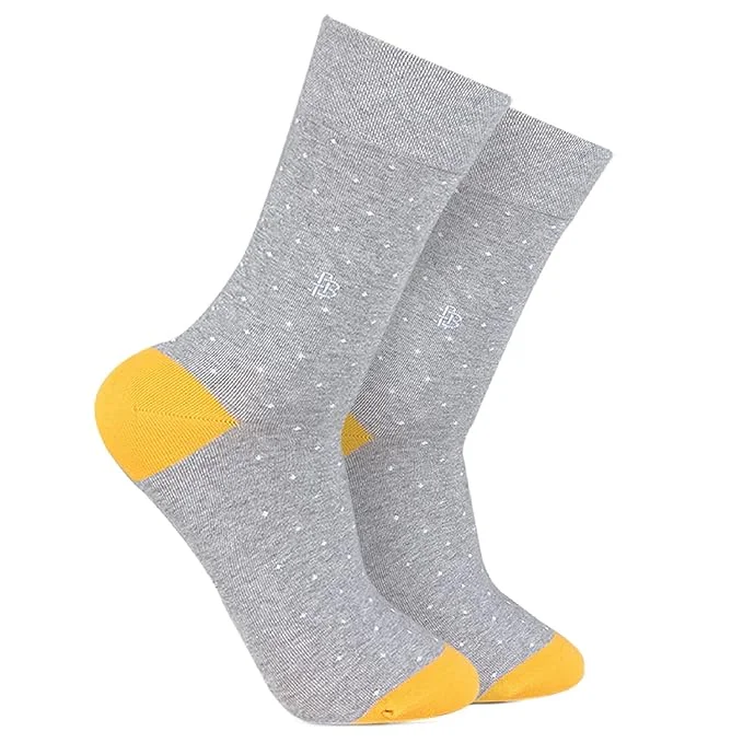 Savings Event Light Grey Molecule Formal Socks