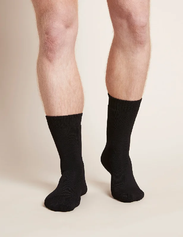 Special Buy Men's Crew Boot Socks - Black