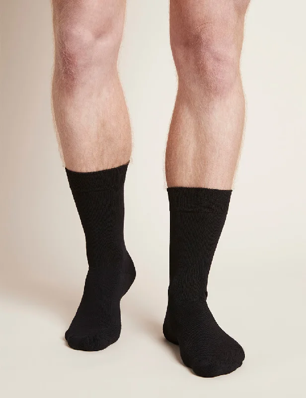 Pay Less Men's Everyday Crew Socks - Black