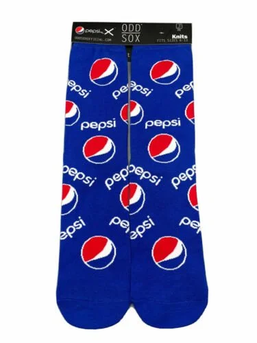 Epic Value Men's Odd Sox Pepsi Crew Socks