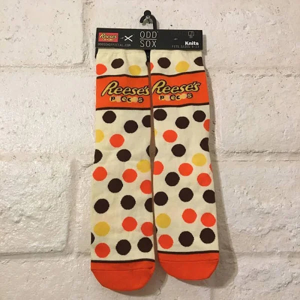 Value Pack Men's Odd Sox Reese's Pieces Crew Socks