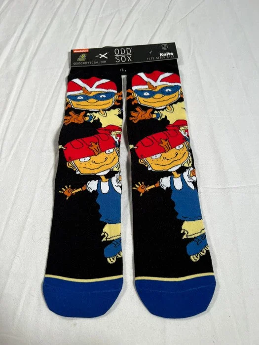 Crazy Deal Men's Odd Sox Rocket Power Crew Socks