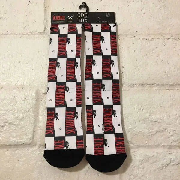 Flash Deal Men's Odd Sox Scarface Crew Socks