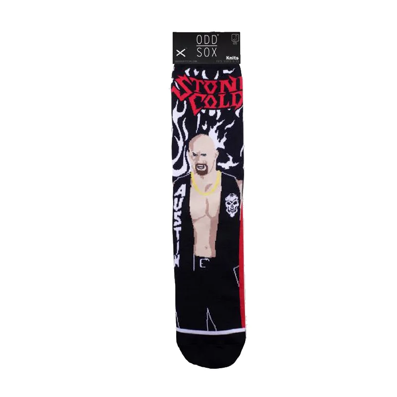Shop Now Odd Sox Men's Crew Socks - Austin 3:16 (WWE)