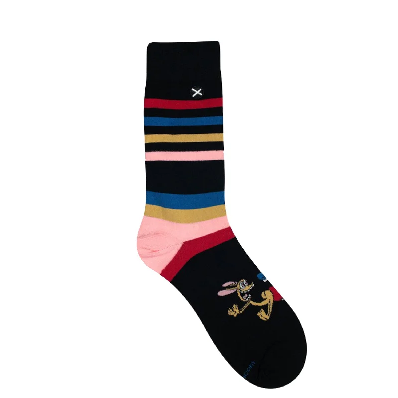 Early Bird Odd Sox Men's Dress Socks - Ren & Stimpy
