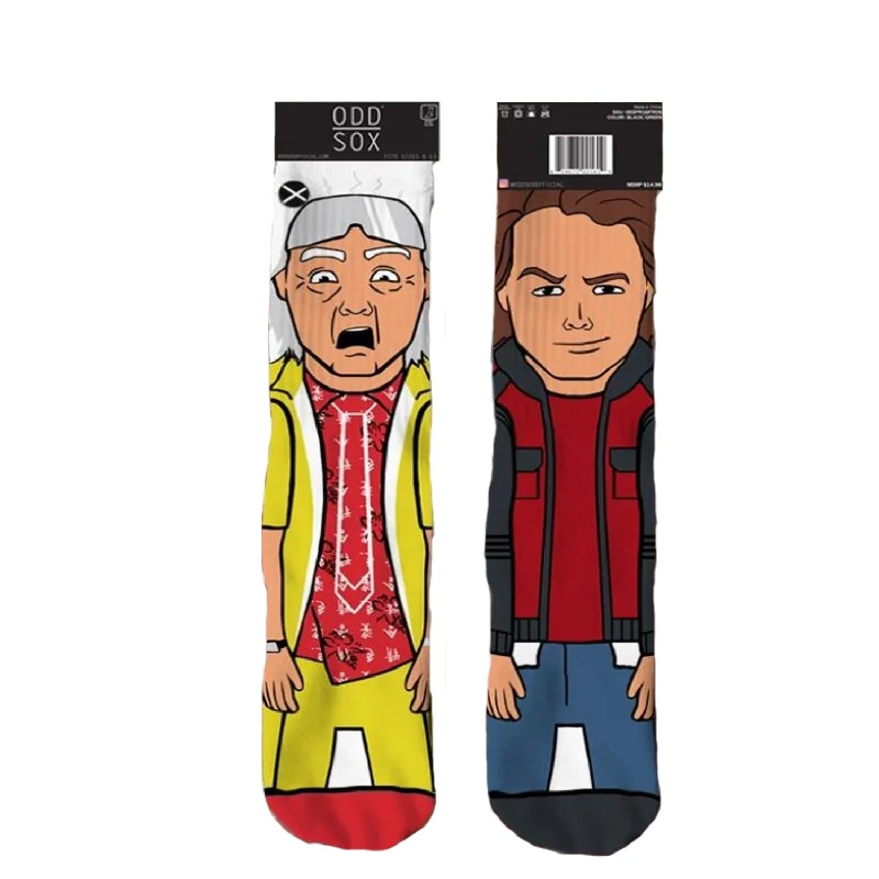 Weekend Bargains to Celebrate Odd Sox Men's Crew Socks - Back to the Future Part II