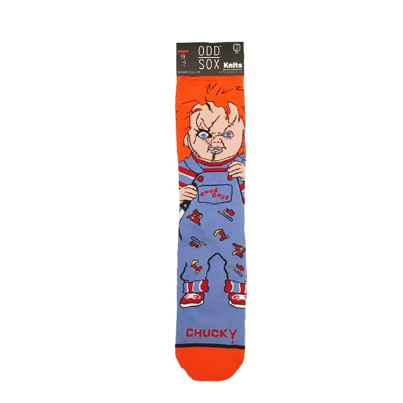 Weekend Discounts to Delight Odd Sox Men's Crew Socks - Good Guy (Chucky)