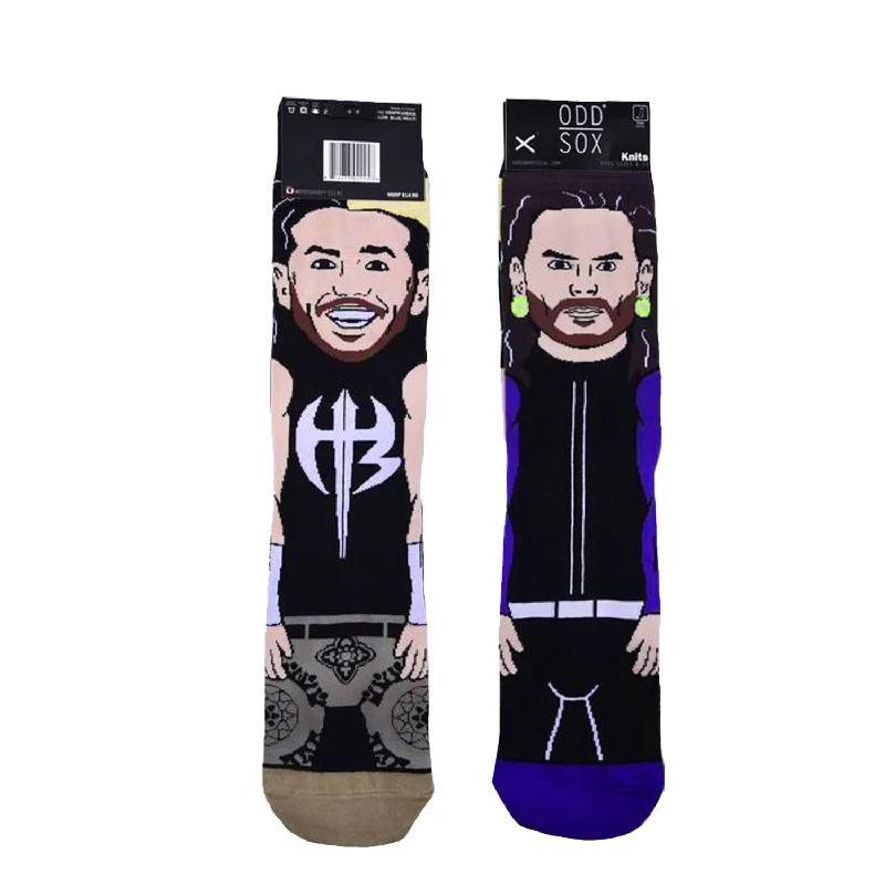 Weekend Bargains to Love Odd Sox Men's Crew Socks - Hardy Boyz (WWE)