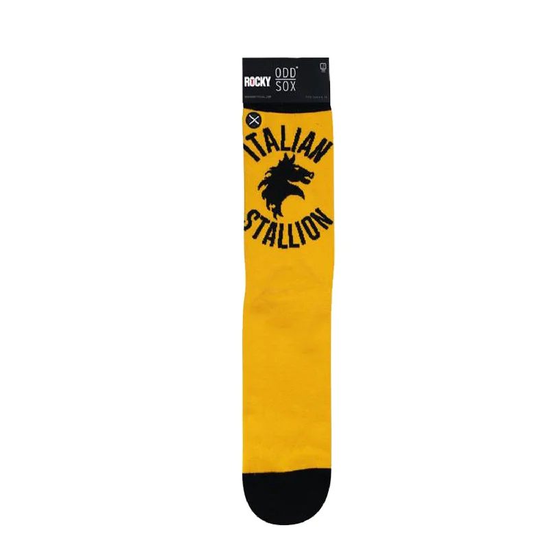 Weekend Price Cuts Galore Odd Sox Men's Crew Socks - Italian Stallion (Rocky)