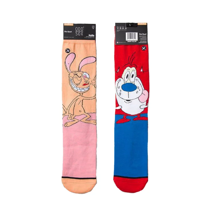 Weekend Offers That Shine Odd Sox Men's Crew Socks - Ren & Stimpy