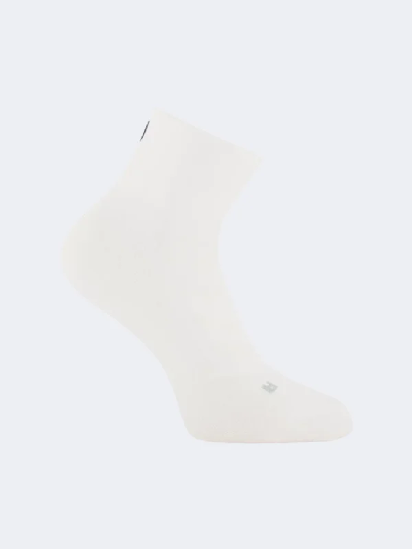 Savings Soar This Weekend On Performance  Women Running Sock White/Ivory