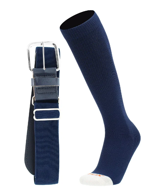 Midnight Sale Pro Line Softball Socks and Belt Combo Youth and Adult
