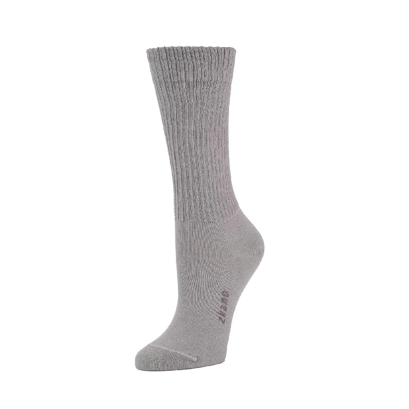 Limited Supply Rib Knit - Organic Cotton Crew Socks - Heather