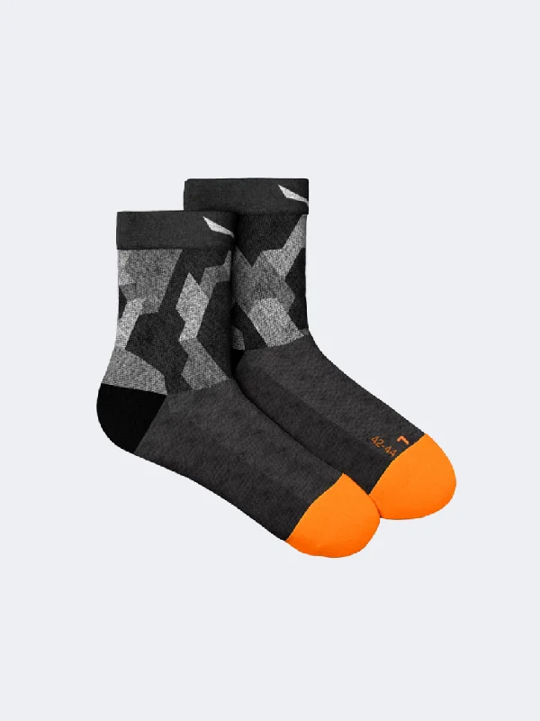 Weekend Offers That Please Salewa Pedroc Camo Merino Quarter Men Sock Black