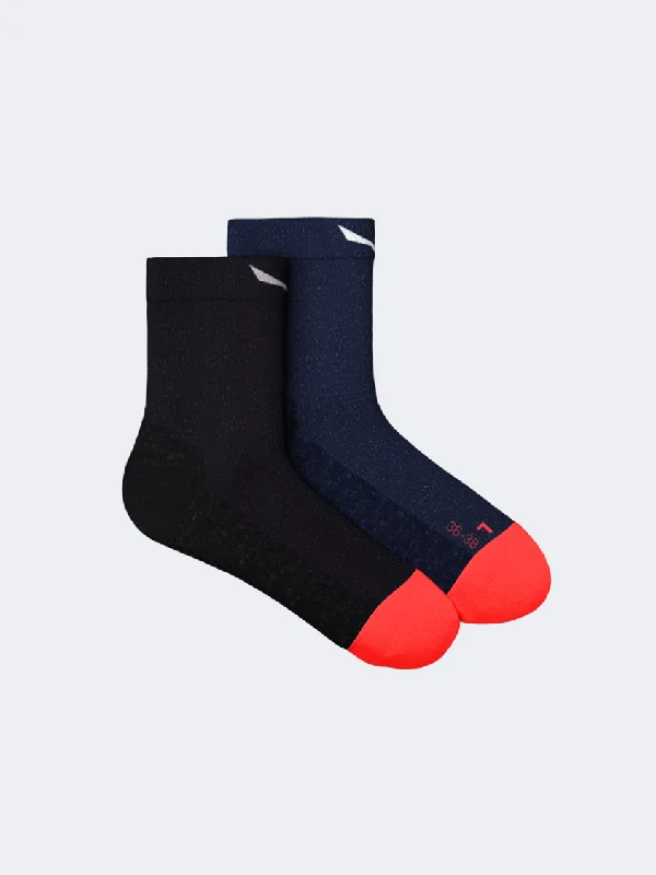 Weekend Savings Bonanza Salewa Wildfire Merino Hemp Quarter Women Sock Black/Navy