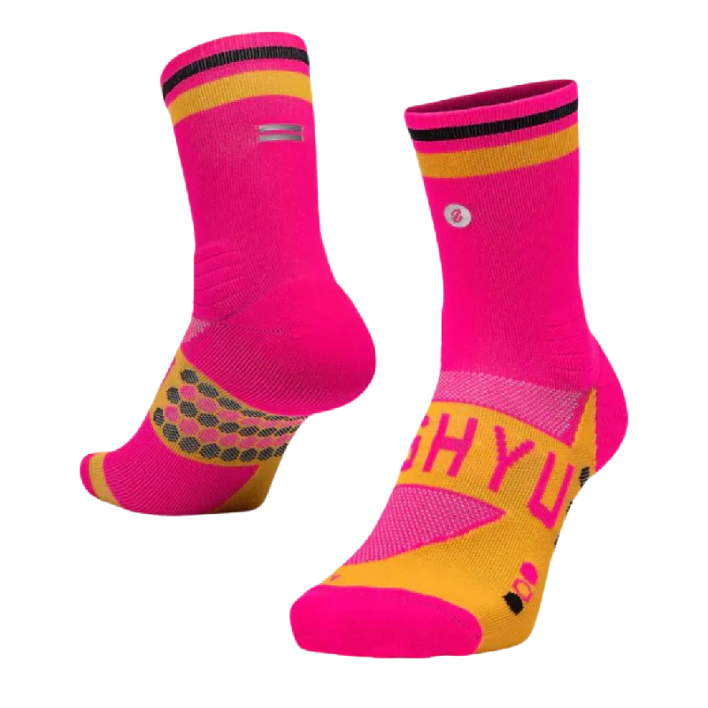 Weekend Specials to Savor SHYU - Racing Socks - Pink/Orange/Black