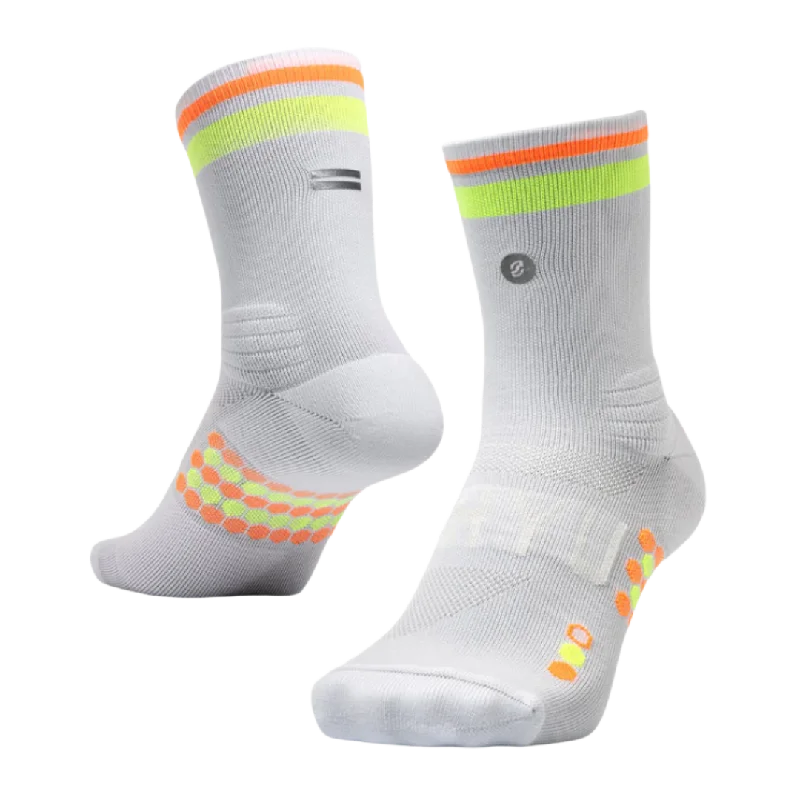 Weekend Savings Extravaganza SHYU - Racing Socks - White/Lime/Mango