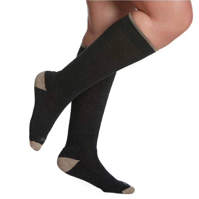 Reduced Rates Sigvaris Well Being 421 Merino Outdoor Knee High Socks - 15-20 mmHg