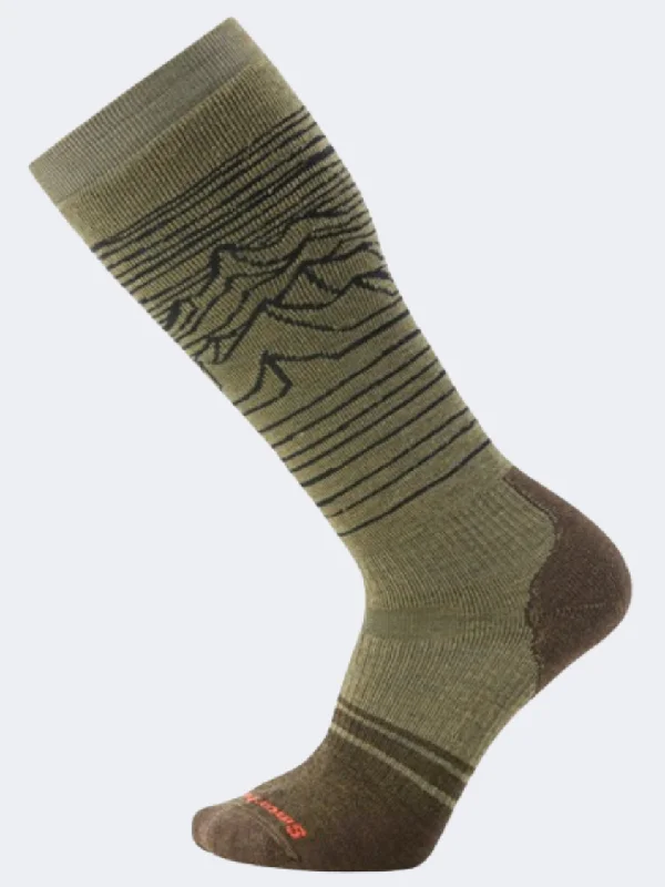 Quick Deals Smartwool Iguchi Pattern Unisex Skiing Sock Winter Moss
