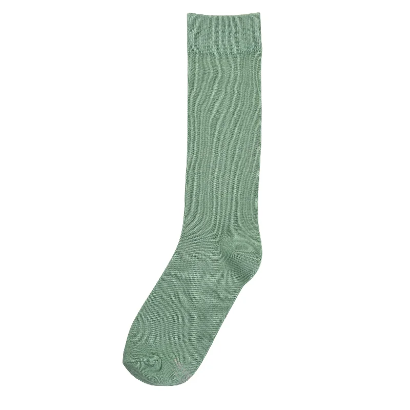 Price Drop Solid Sage Socks