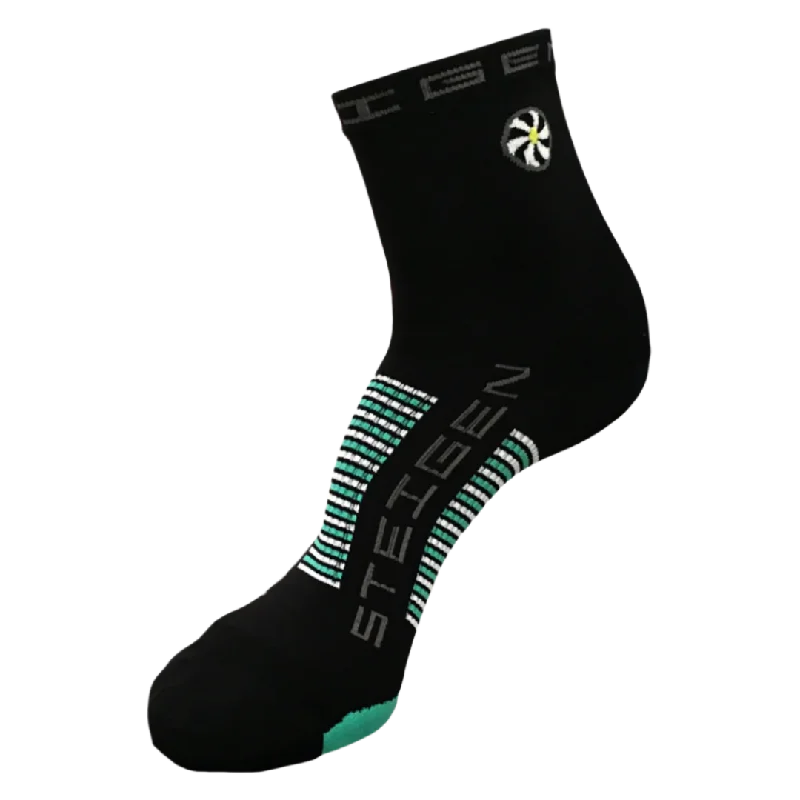 Weekend Deals That Please Steigen - Half Length Running Socks - Black