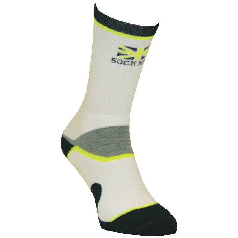 Quick Sale Sockmine Training Crew in Lime/Grey/Navy