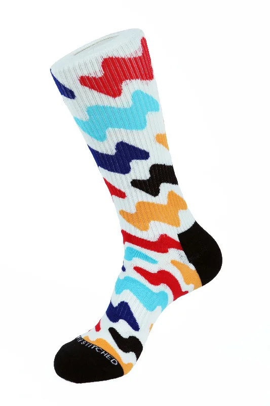 Special Buy COMIC WAVE ATHLETIC SOCKS