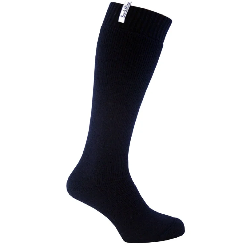 Mega Discount Adults Welly Sock - Navy