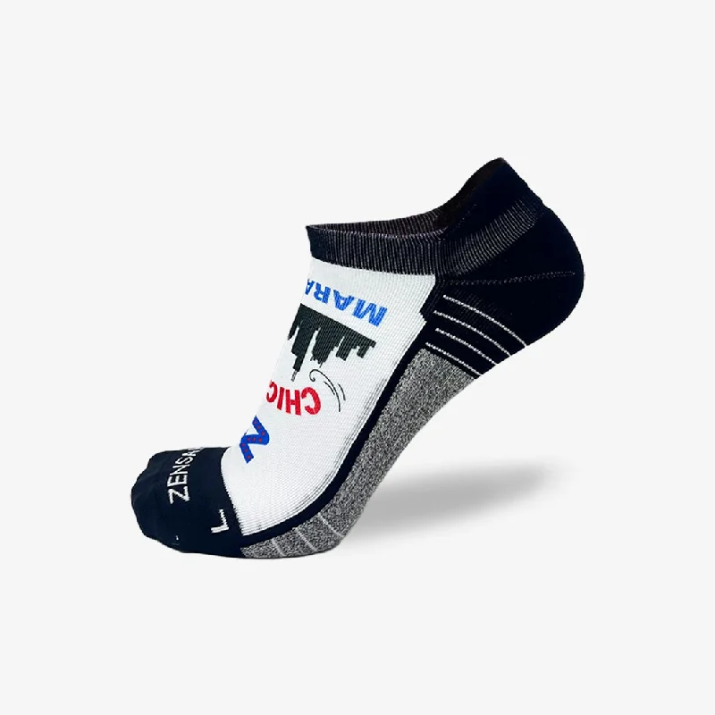 Weekend Bargains to Celebrate Windy Chicago Skyline Running Socks (No Show)