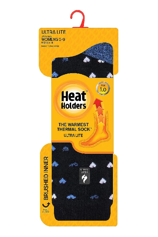 Weekend Special Women's Orchid ULTRA LITE™ Hearts Crew Socks